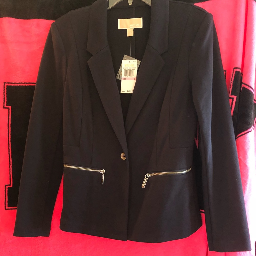Michael Kors Dark Midnight Blazer size 6